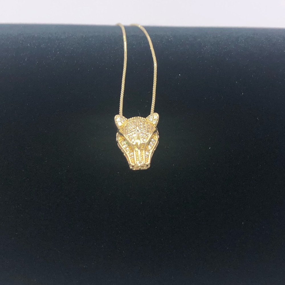 14k Panther Necklace - Picture 7 of 13